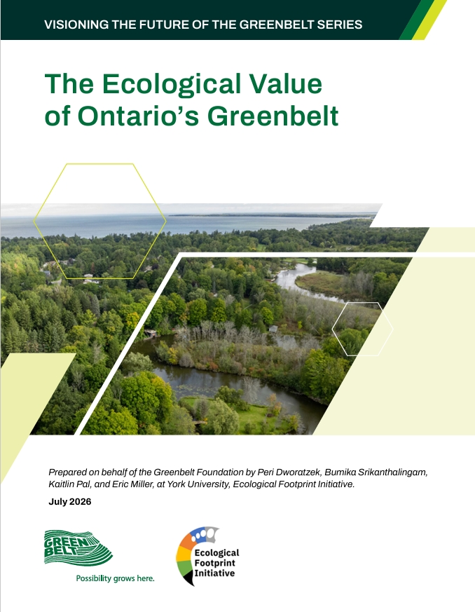 The Ecological Value of Ontario’s Greenbelt